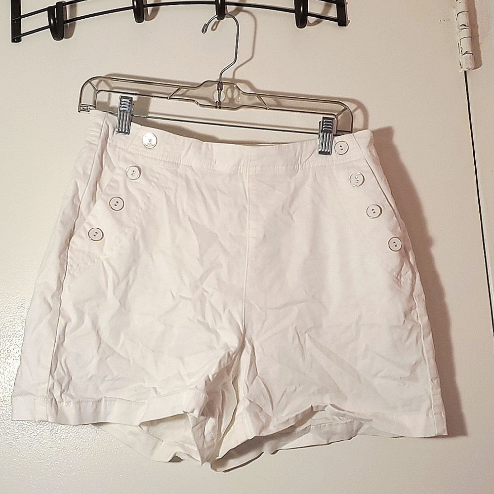 Target white sailor style shorts